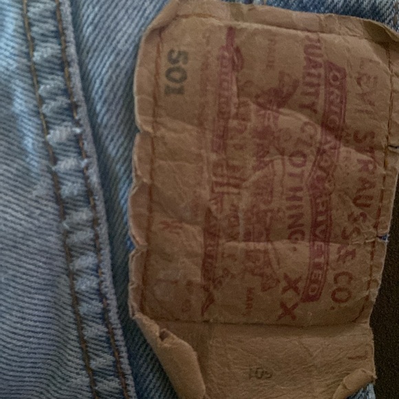 vintage Levi 501 cut offs, distressed size 30 - Picture 4 of 10